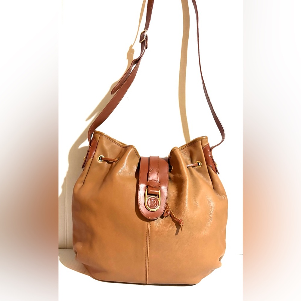 Bally Tan Leather Shoulder Bag